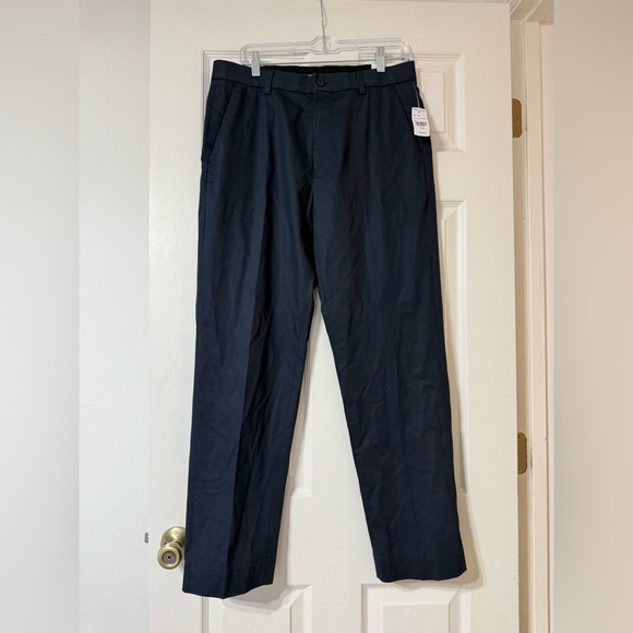 NWT Brooks Brothers Mens Pants Navy 33*30 Advantage Chino Stretch Clark Fit - Picture 1 of 10